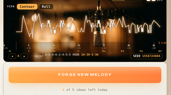 The Pop machine — real interface, unretouched